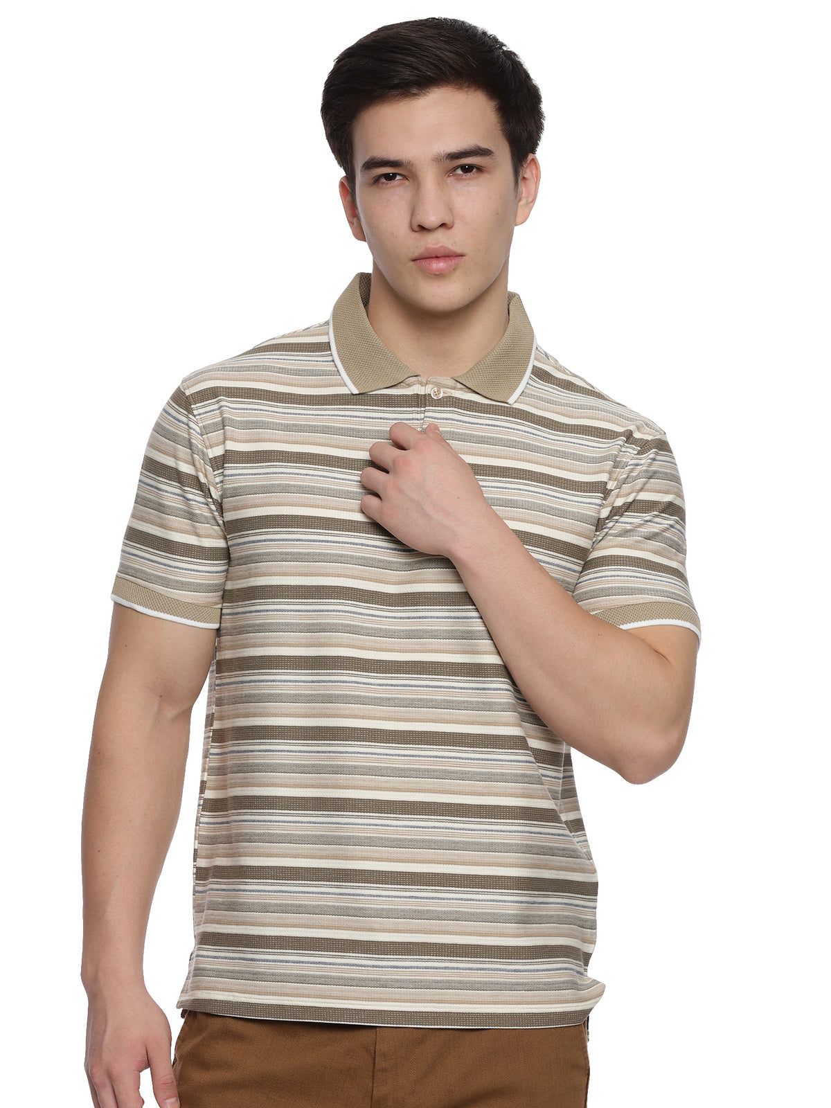Slayz Stripped Polo